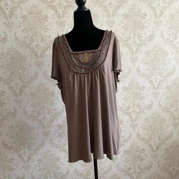 Style & Co beaded tunic - Picture 1 of 8